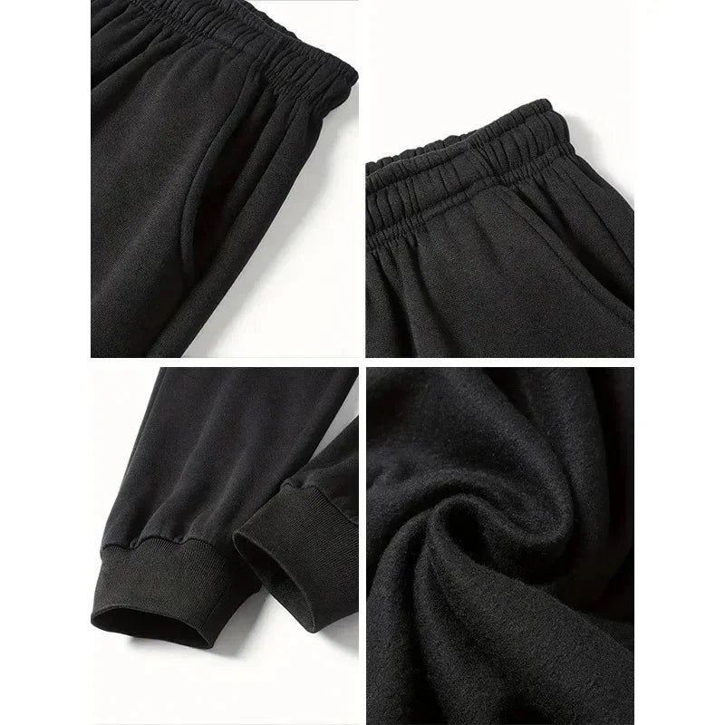 Stylish high-grade sweat joggers for city men, unique Paris print, multi-scene trousers for travel, sports and home leisure.