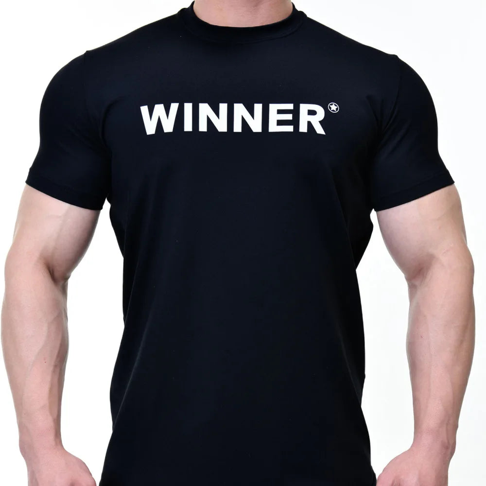 Men Muscle Shirt Slim Fit Bodybuilding Tshirt Men Workout Fitness Shirts Top Tees
