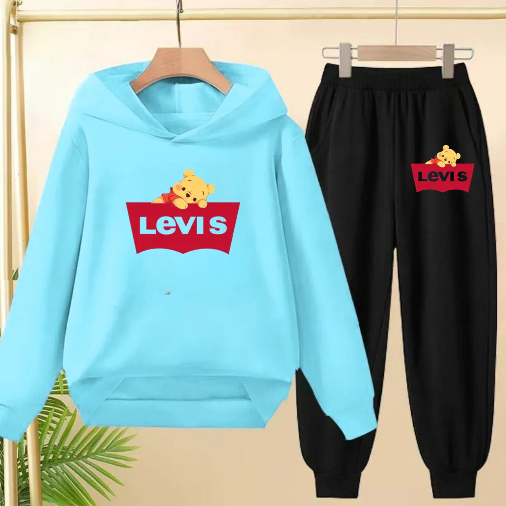 Kids Hooded Sportswear Set