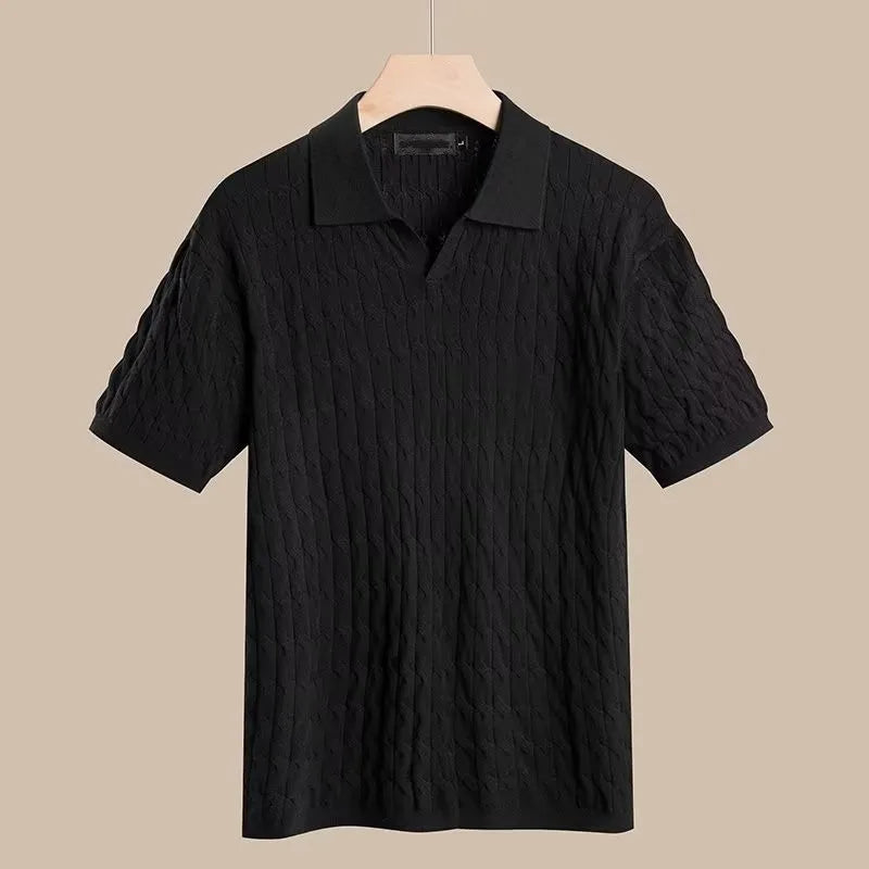 Slim Knit Breathable Business Polo