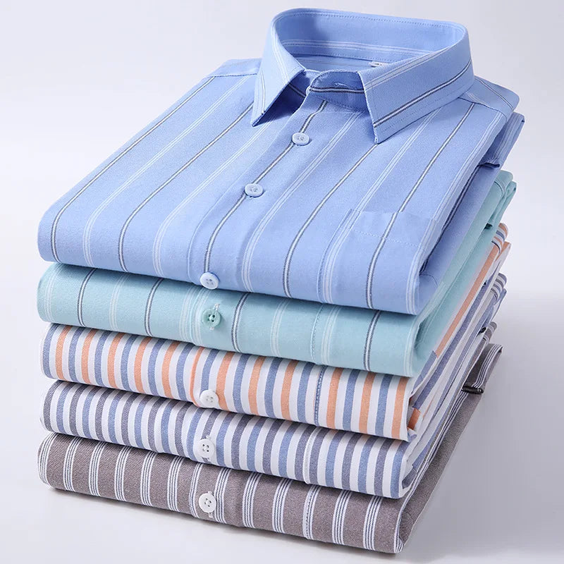 Oversized Cotton Oxford Short Shirt