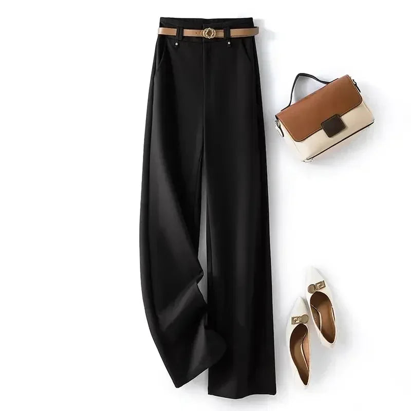 Fluid Wide Leg Office Slacks