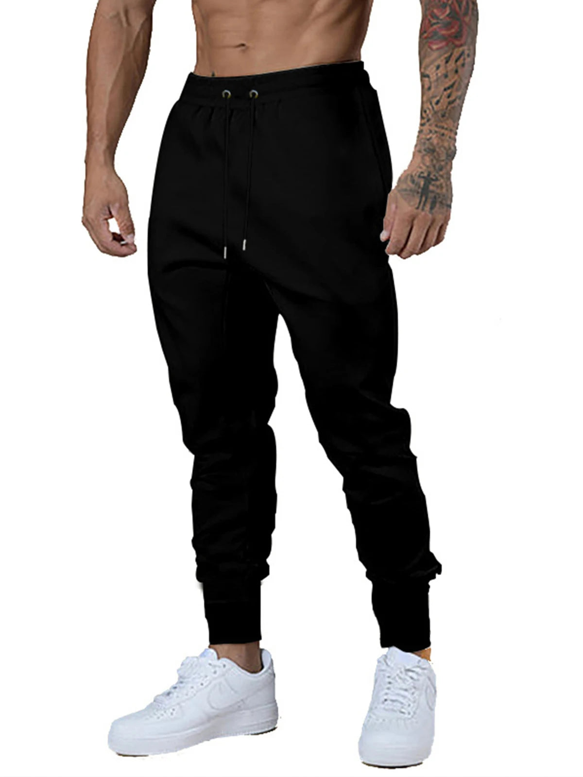 Black Men Sports Pants Running Trousers Workout Jogging Long Pants Gym Sport Joggers for Men Fitness Sweatpants Tracksuits