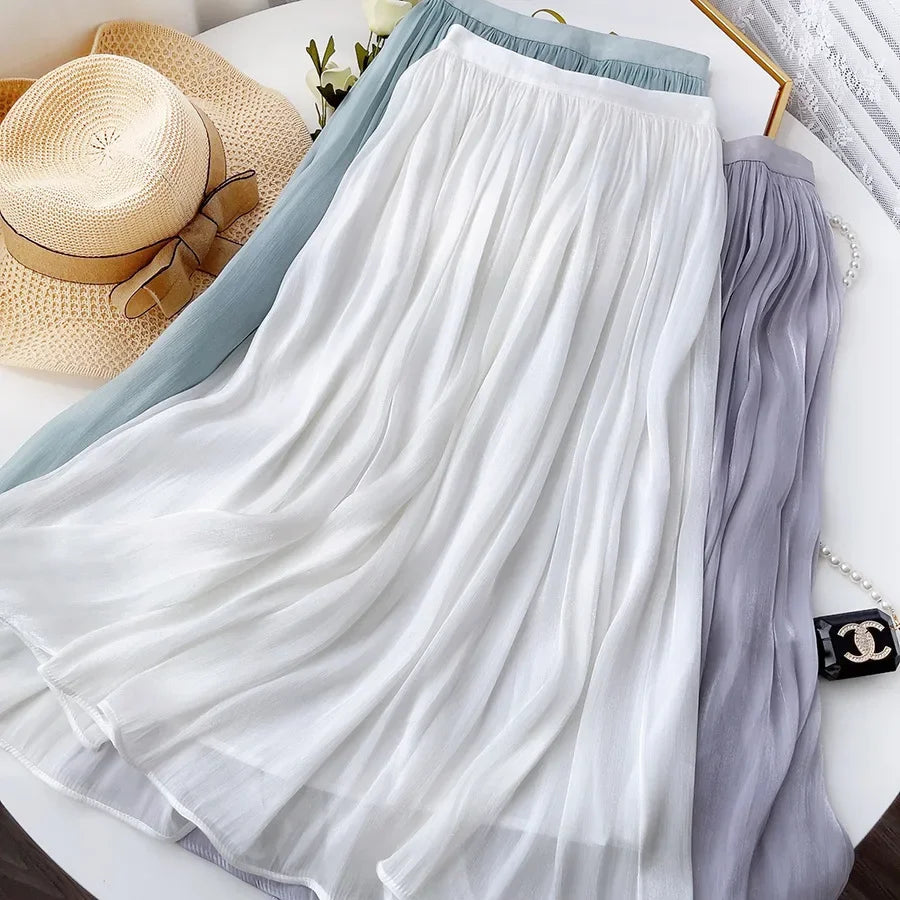 TITLE: Sophisticated Style A Line Skirt