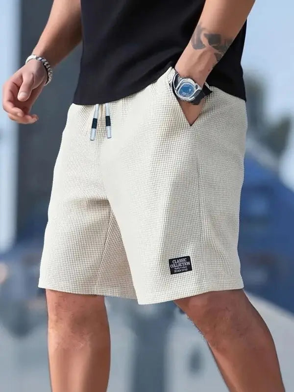 Textured Summer Casual Sport Shorts