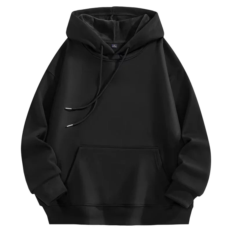 Soft and skin friendly hoodie men's solid color autumn and winter hot selling simple and comfortable sports shirt