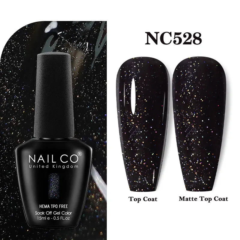 NAILCO 333 Colors Gel Nail Polish Semi Permanent Varnishes Nails Art Design Hybrid Soak Off Top Base Coat UV Gel Manicure 15ml