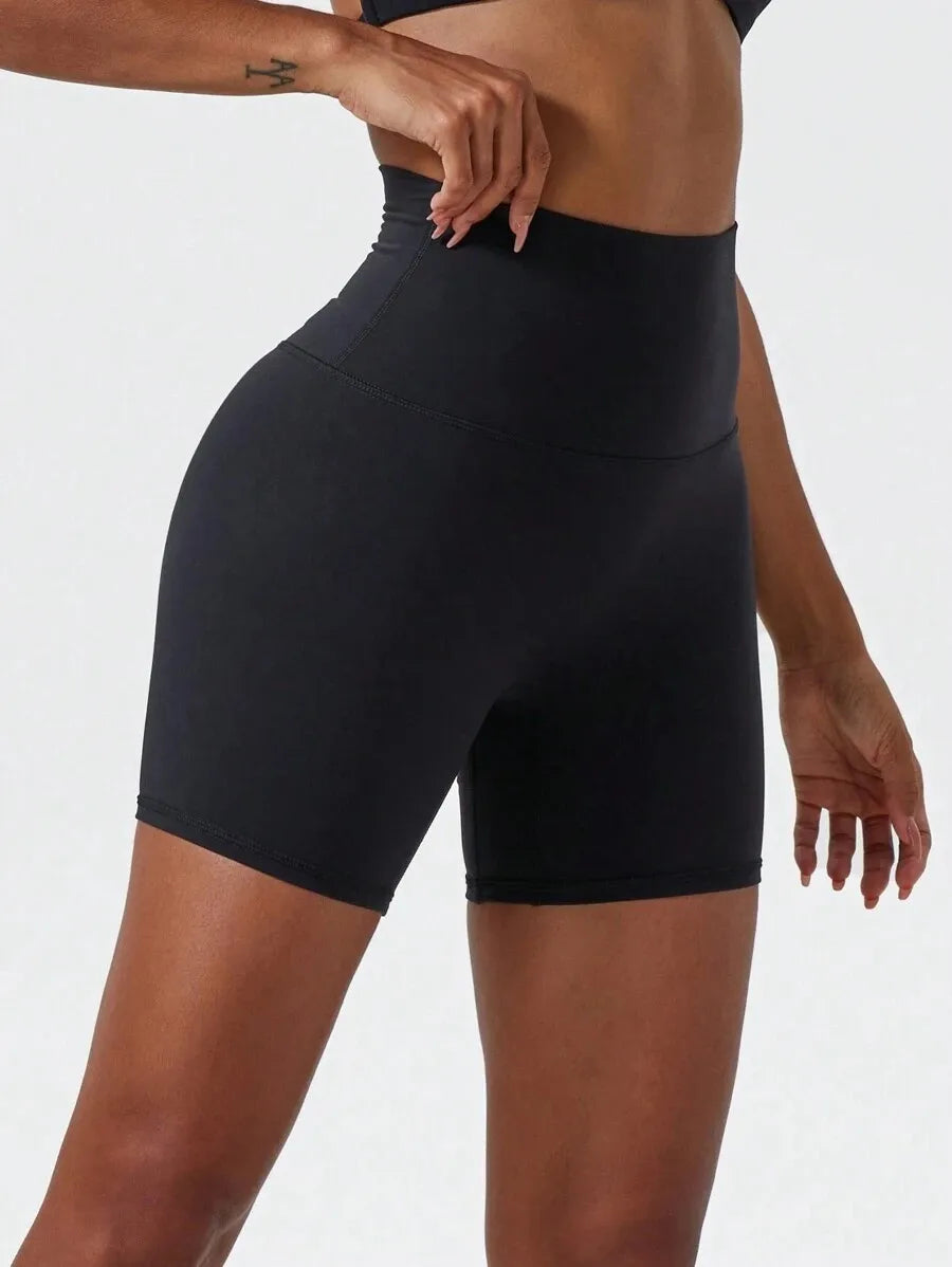 Women'S High-Waisted Stretchy Shorts - Slimming Summer Workout Shorts, Sexy Butt-Lifting Design, Casual and Versatile Styl