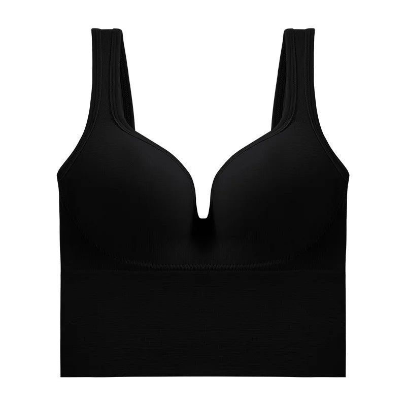 Sexy Sports Bra Beauty Back Push Up Bras Big Backless Straps Soft Support Lingerie For Women Underwear