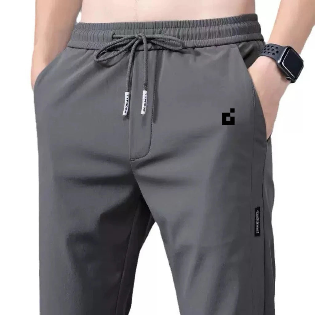 Men‘s Fitness Joggers Summer Breathable Quick Dry Stretch Slim Fit Straight Leg Pants Gym Workout Trousers 5XL