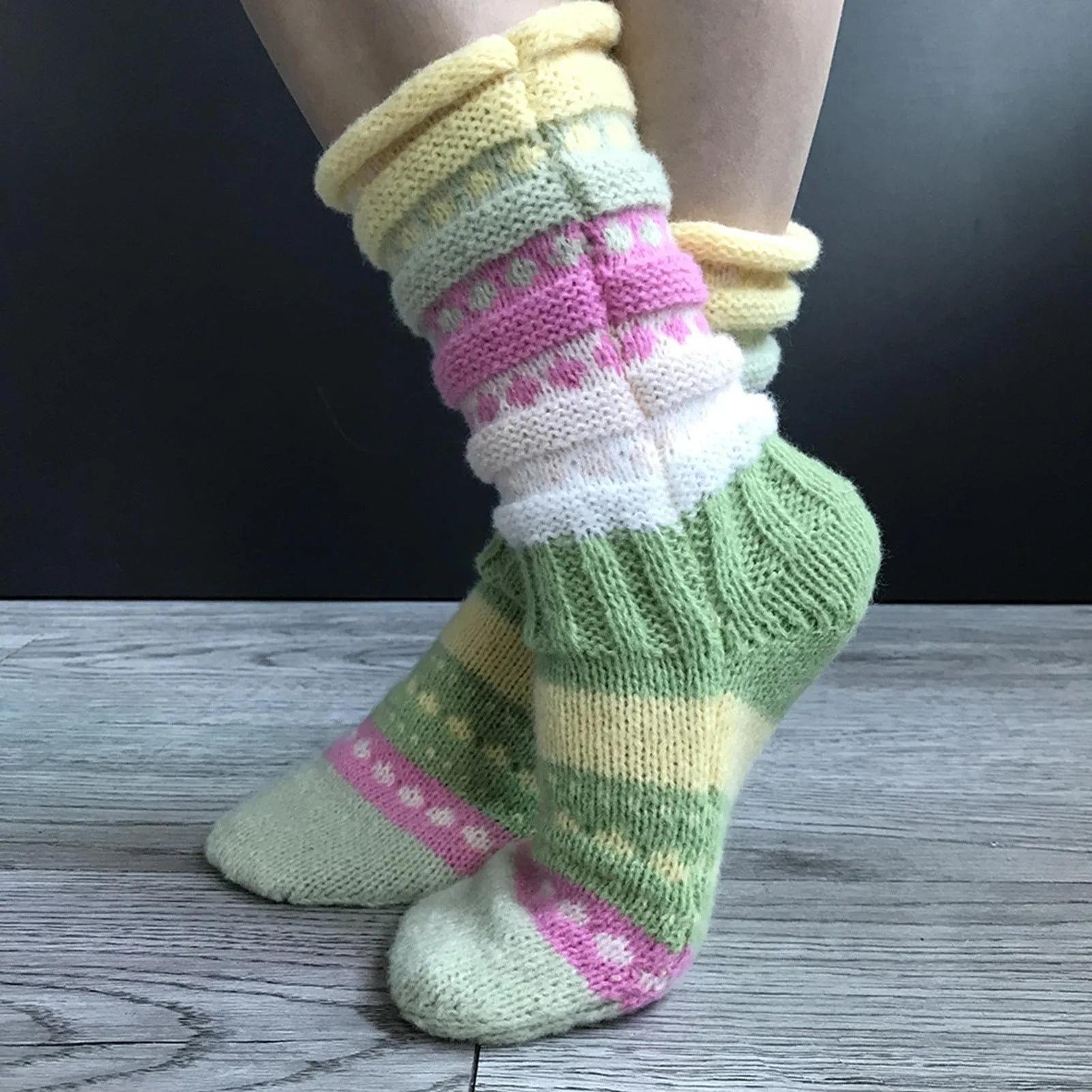 Thermal Winter Jacquard Stocking Socks