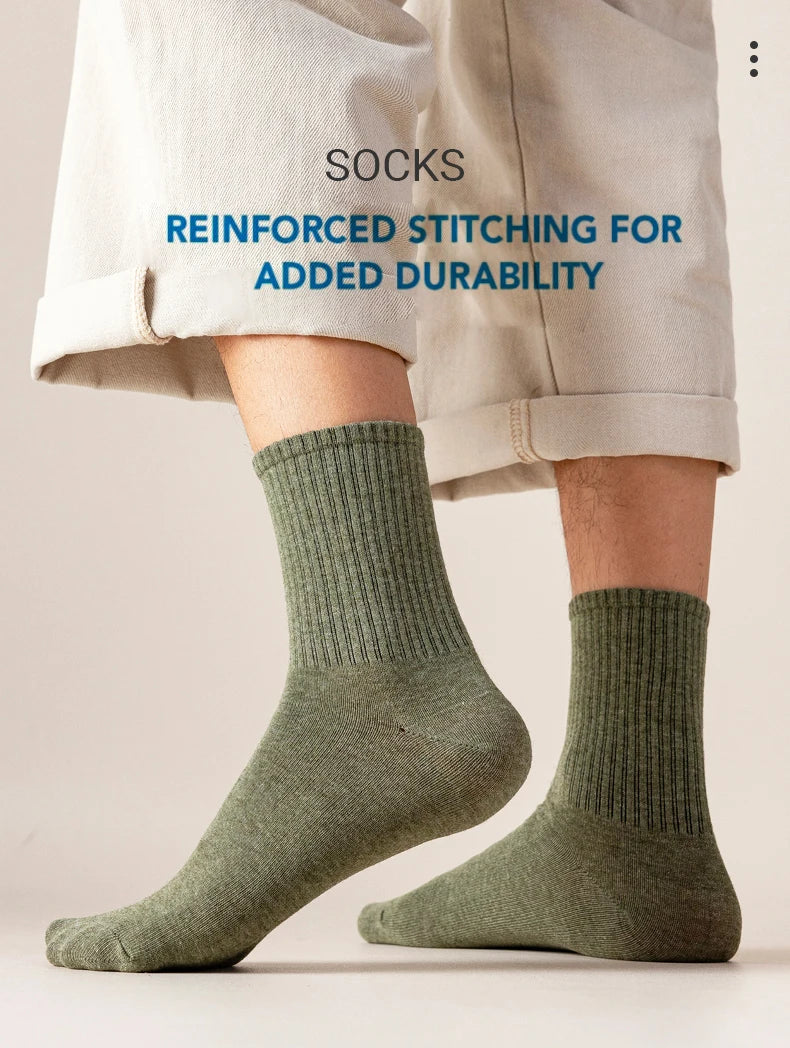 Combed Cotton Business Crew Socks
