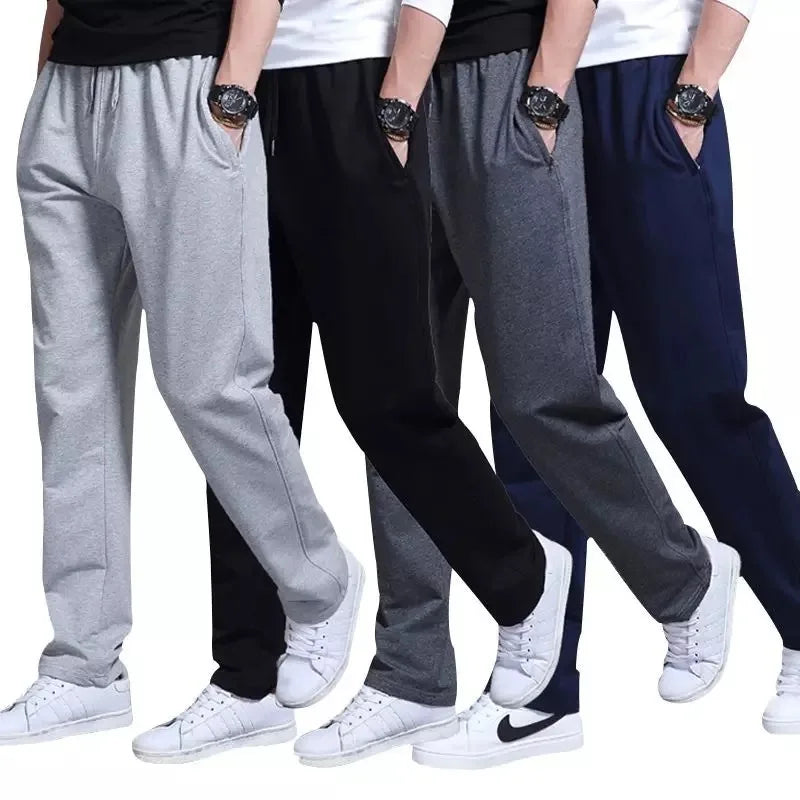 2025 new Joggers Men Jogging Sweatpants Sportswear Knit Tracksuit Sports Pants Trousers Wide Leg Clothing ﻿
