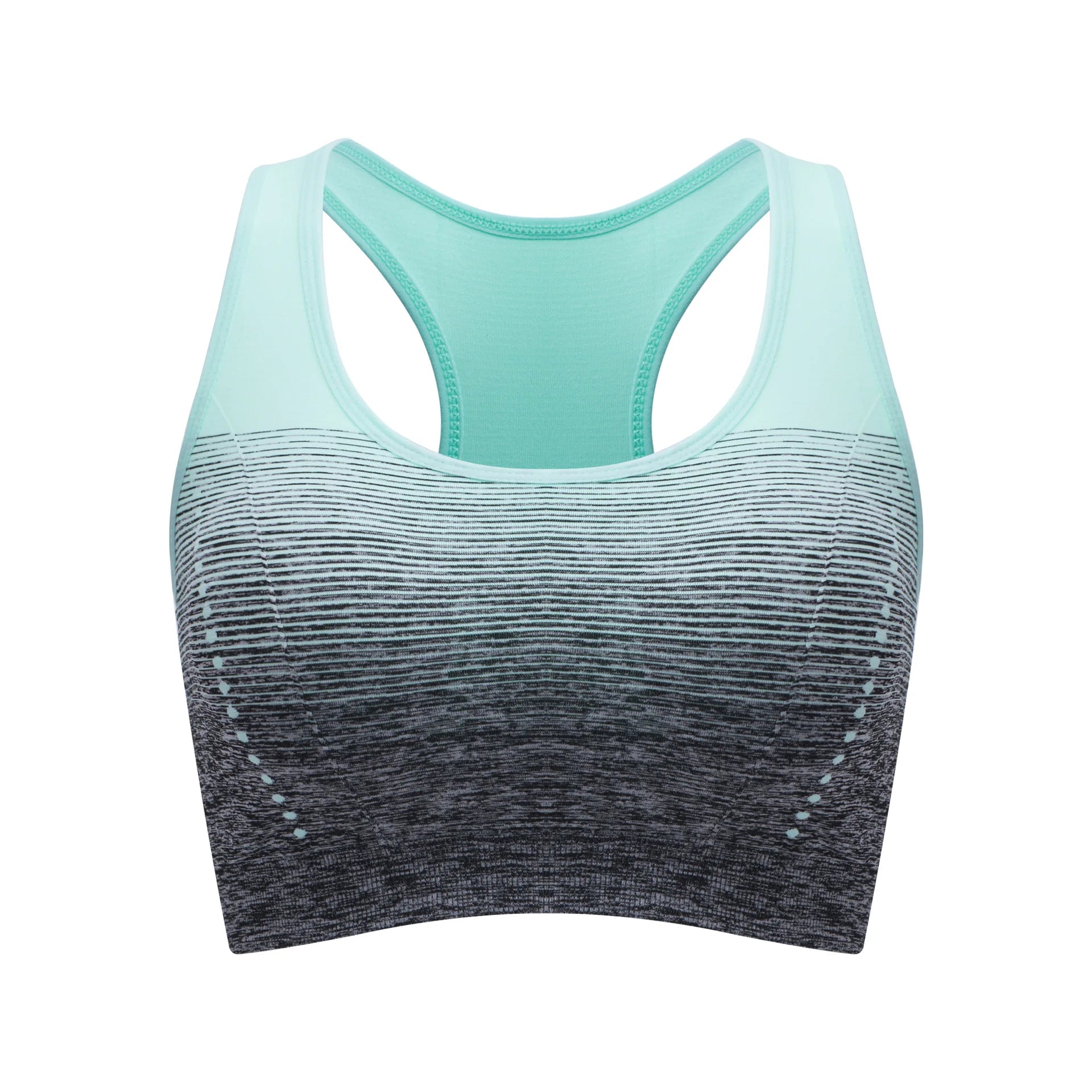 Sports Bra High Stretch Breathable Tops Fitness Women Padded for Running Yoga Gym Crop Bra Gradient Sports Bra for Workout Tops