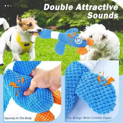 Indestructible Pet Toys for Aggressive Chewers Cats Dogs,Chew Squeak Toy Cats Dogs Interactive Plush Doll Pet Products