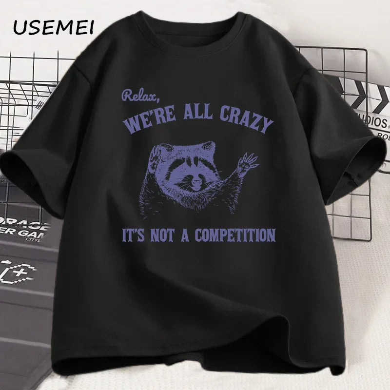 Relax Crazy Graphic Tee Men