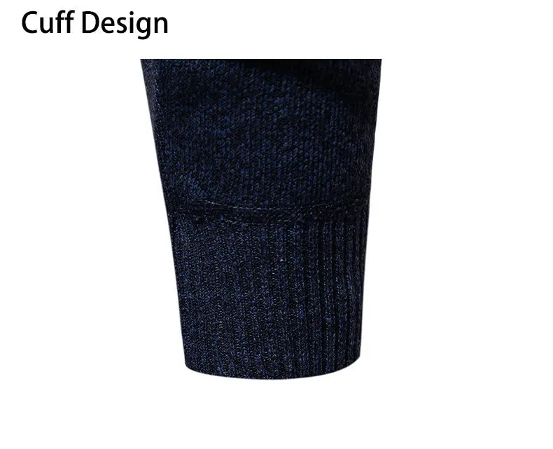 New Sweater Men Casual Knitted Pullover Solid Color Warm Regular Fit Round Neck Sweater Pullovers Mens Sweatwear