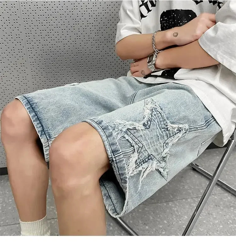 Retro High Street Denim Shorts