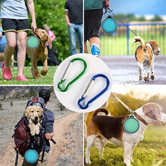 Collapsible Lidded Travel Water Dish