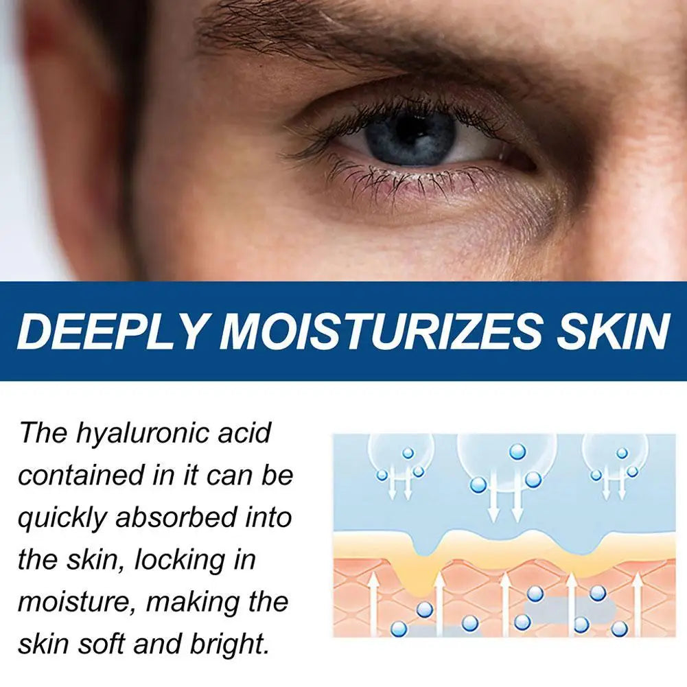 50ml 6-in-1 Men Facial Cream Daily Moisturizer with Hyaluronic Acid & Collagen,Hydrating Revitalizing Skin Care Fast-Absorbing