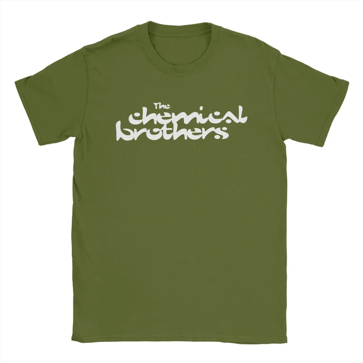 Men's The Chemical Brothers T Shirts Pure Cotton Tops Funny Short Sleeve Round Neck Tee Shirt Graphic T-Shirts