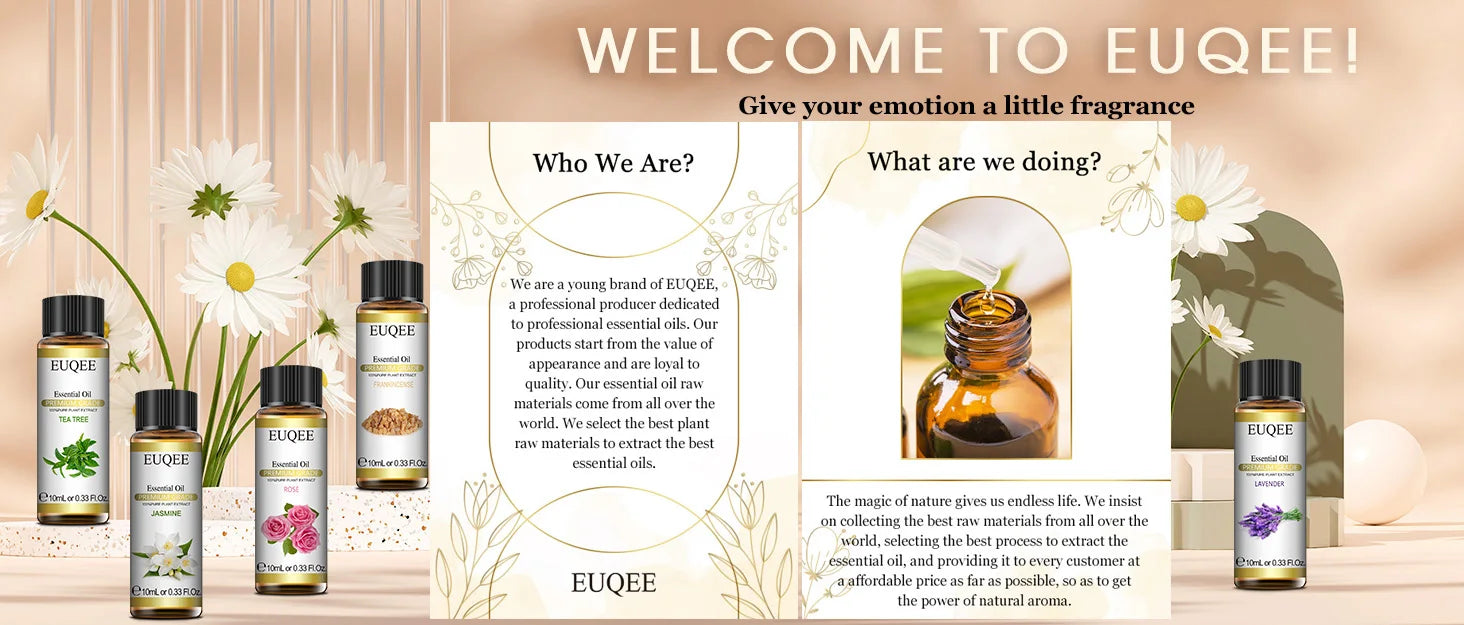 EUQEE Natural Plant Essential Oil 10ml