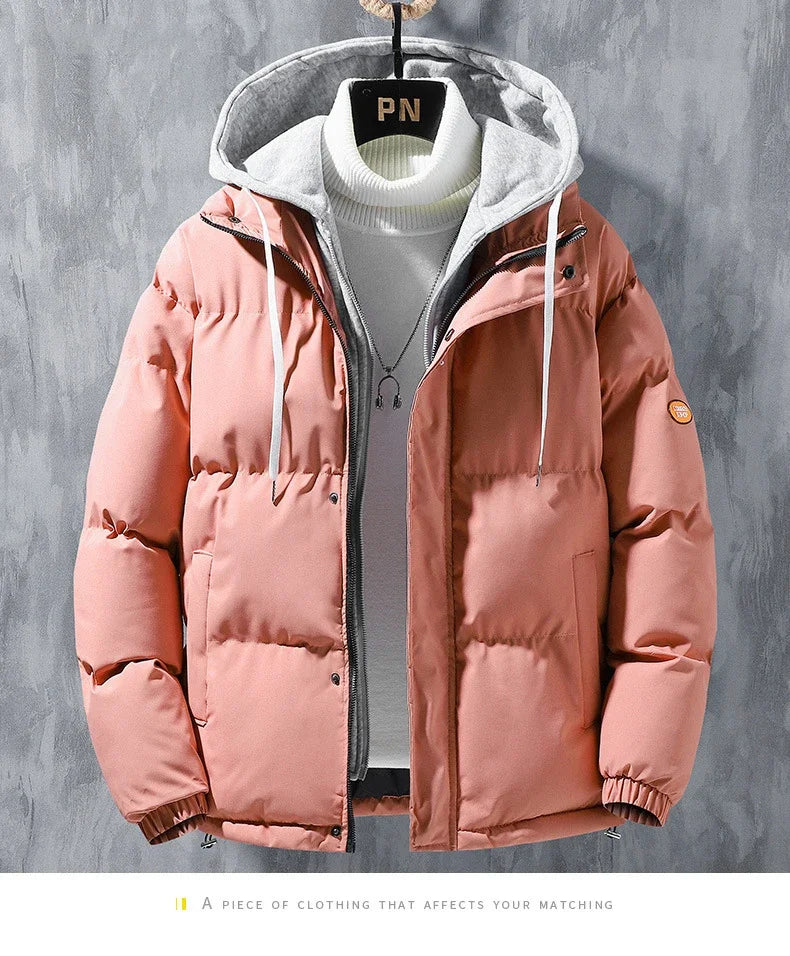 Warm Hooded Parka Jacket