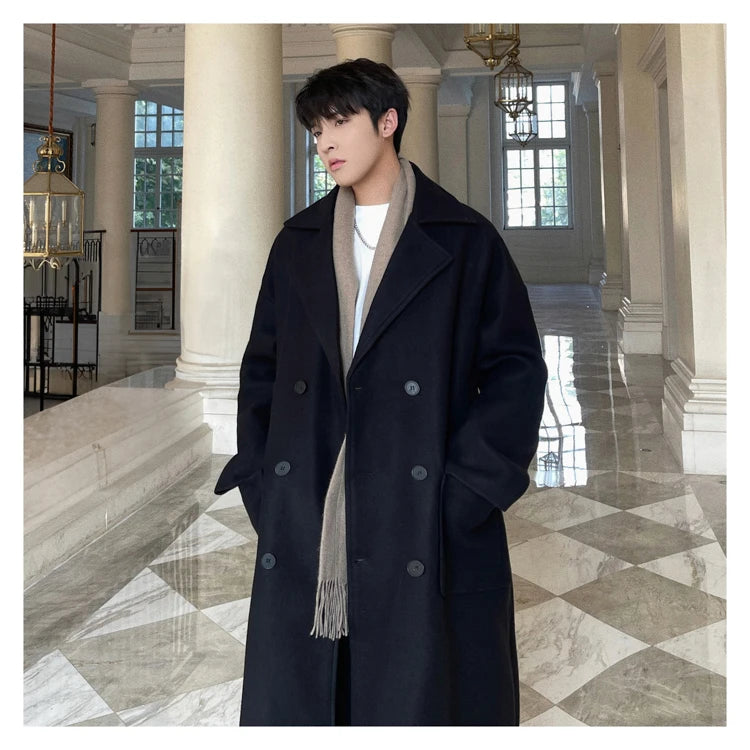 Winter Woolen Long Trench Coat