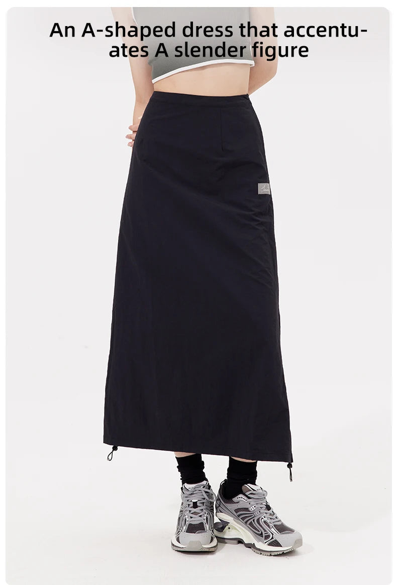 OhSunny Anti-UV Cargo Long Skirt with Adjustable Hem