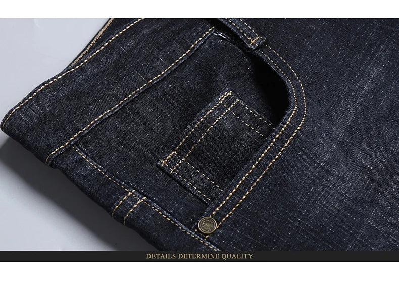 Slim Straight Business Denim