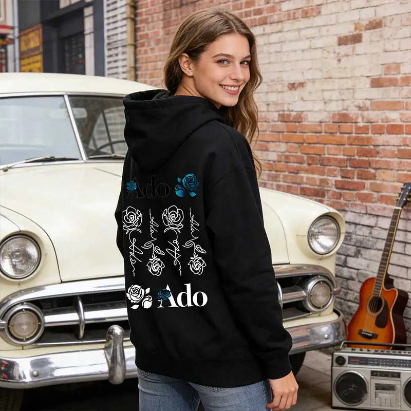 Ado World Tour 2026 Hibana Hoodie Men Women Fashion Japanese Style Pullover Jacket Unisex Casual Unisex Harajuku Sweatshirt