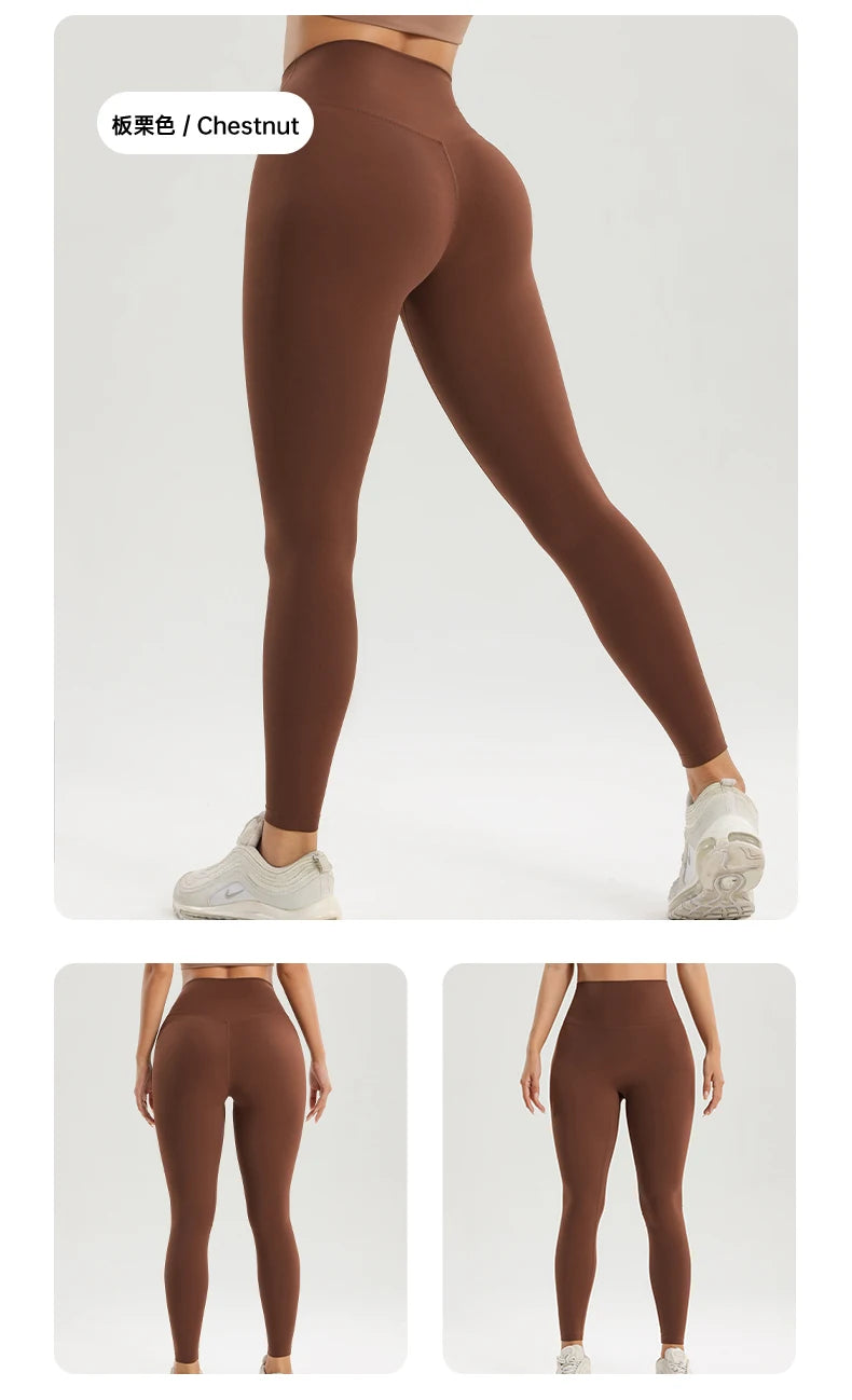 Yoga Leggings for Fitness Legging Sport Femme Slim Fit Pants Female Buttery Soft High Waist Leggins Push Up Gym Tights Women