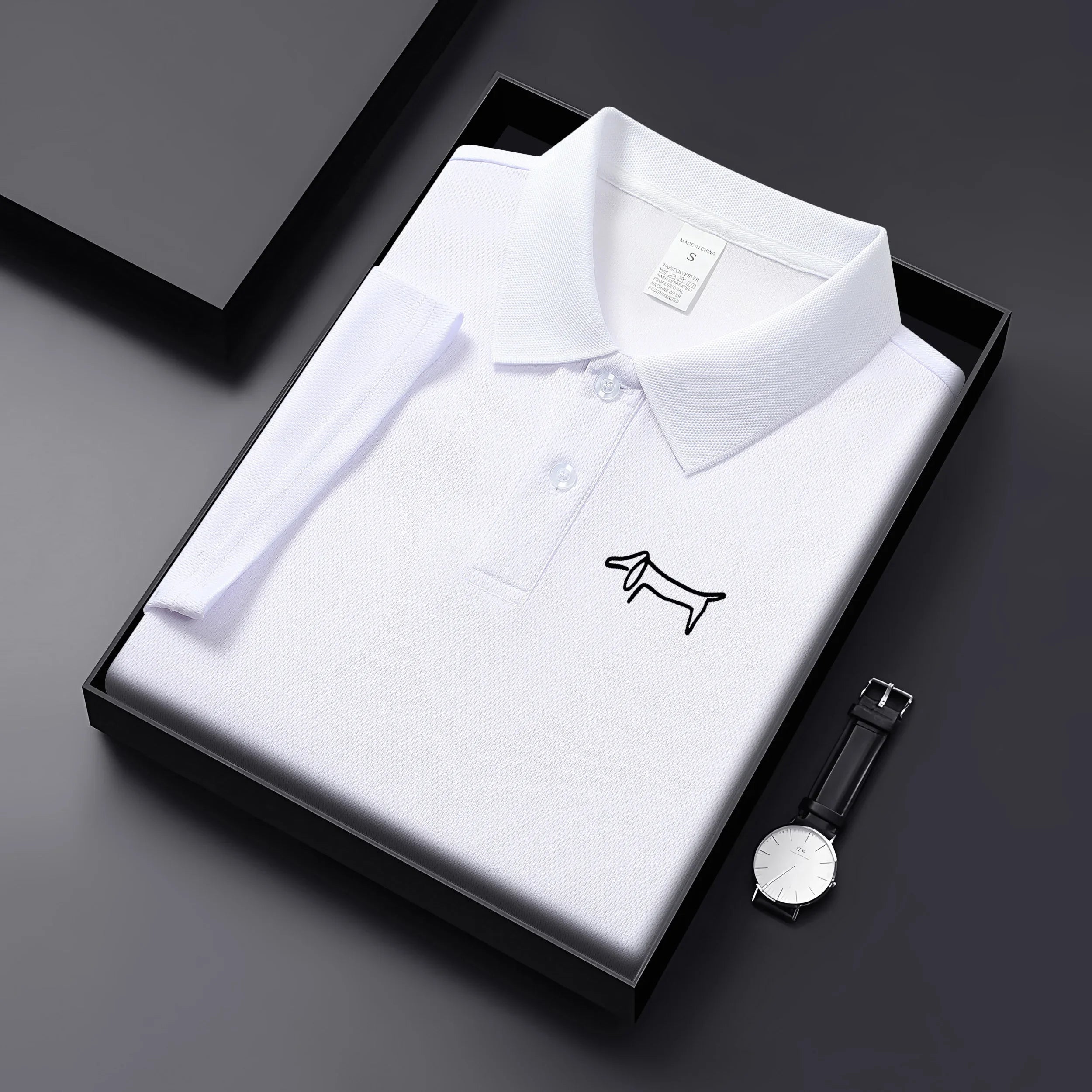 Golf Men's Polo Shirt Casual Solid Color Short Sleeved T-Shirt Men's and Women's High-Quality Summer Dress