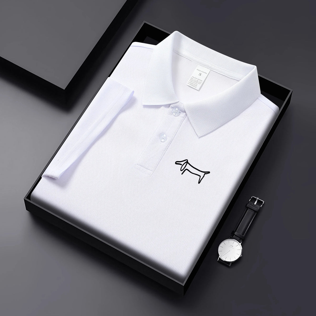 Golf Men's Polo Shirt Casual Solid Color Short Sleeved T-Shirt Men's and Women's High-Quality Summer Dress