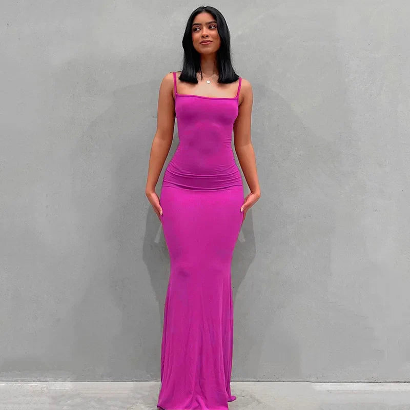 Elegant Mermaid Evening Maxi Dress