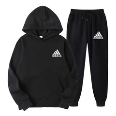 Casual Hooded Pullover Set