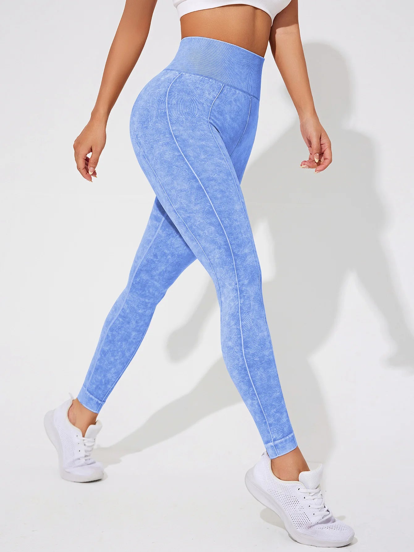 Women Vintage Leggings Gym Fitness Athletic Workout Elastic Leggins Good Elastic Yoga Pants Push Up Sports Training Tights
