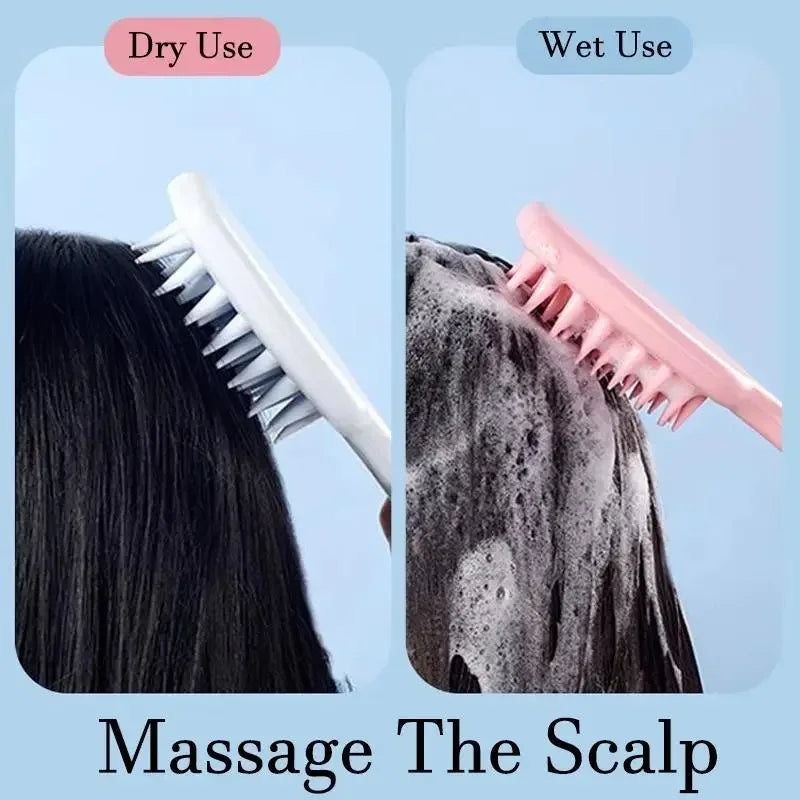 5Pcs Hair Care Styling Kit All-in-One with Spray Comb, Scalp Massage Brush, Rat Tail Comb & Edge Brushes for Home Salon Use