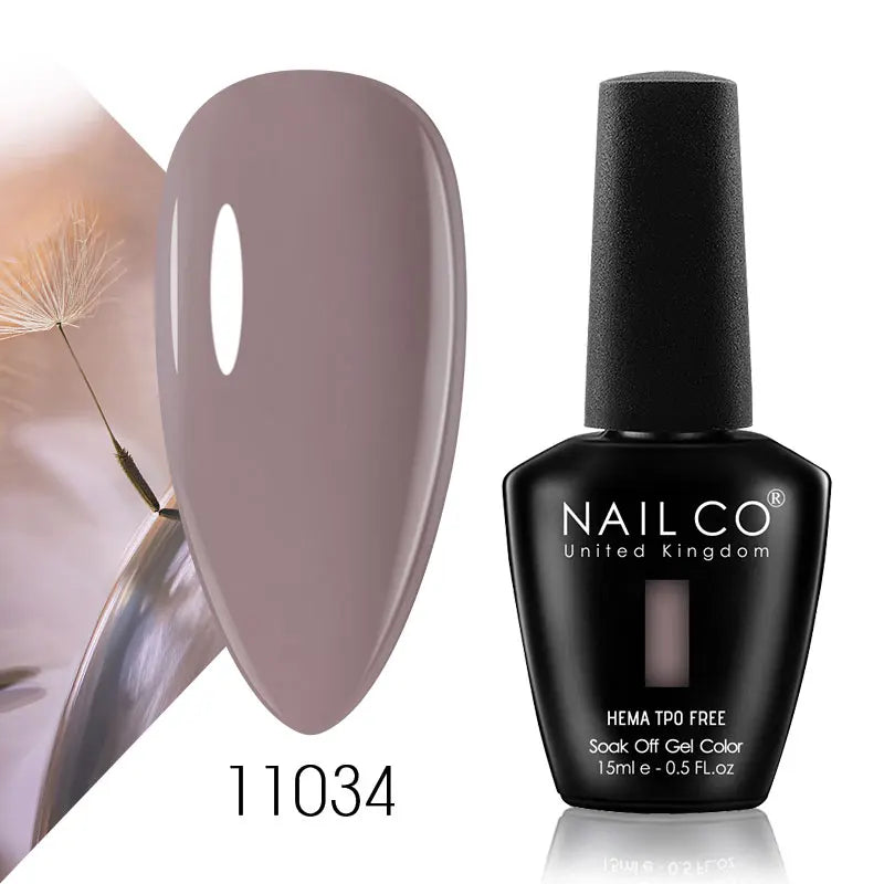 NAILCO 15ml Nail Gel Polish Semi Permanent UV Varnish Nails Art Gel Vernis Manicure TOP BASE Nails Products Supplies Equipment