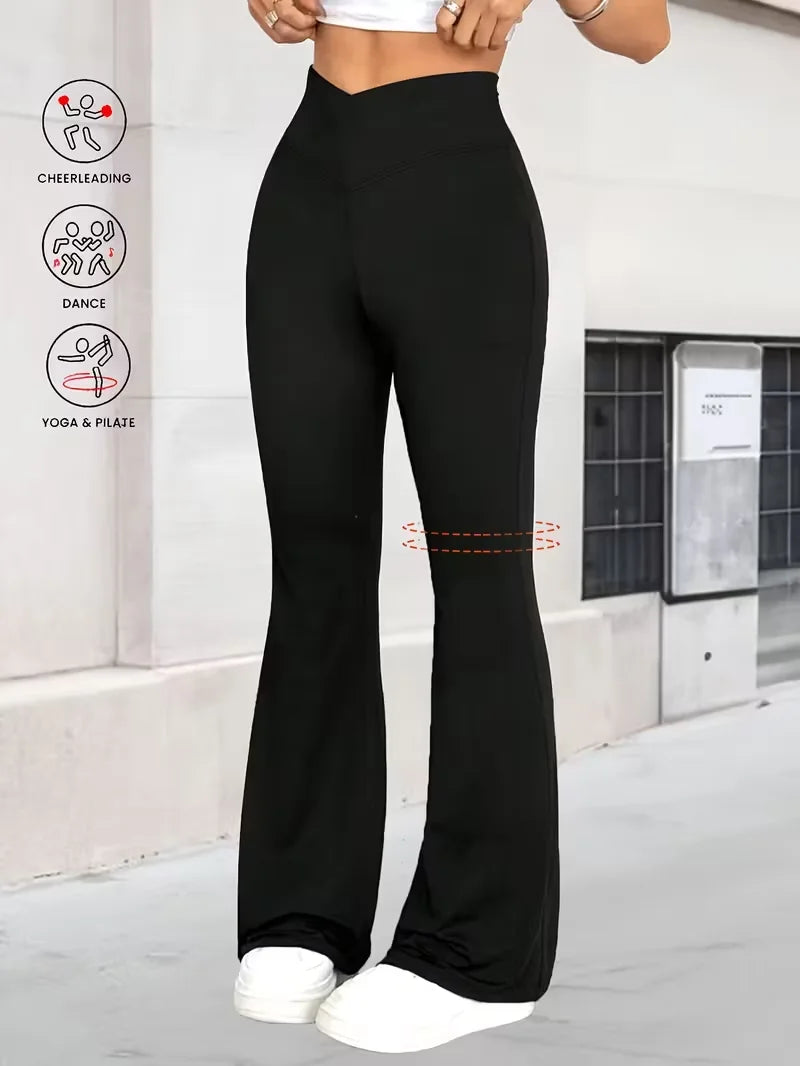Women'S High-Waisted Leggings - Stretchy Yoga Pants with Tummy Control, Non-Slip Grip, All-Season Workout Leggings for Gym,