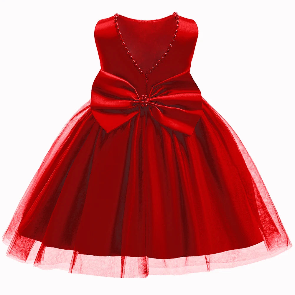 Elegant Bow Princess Party Dress