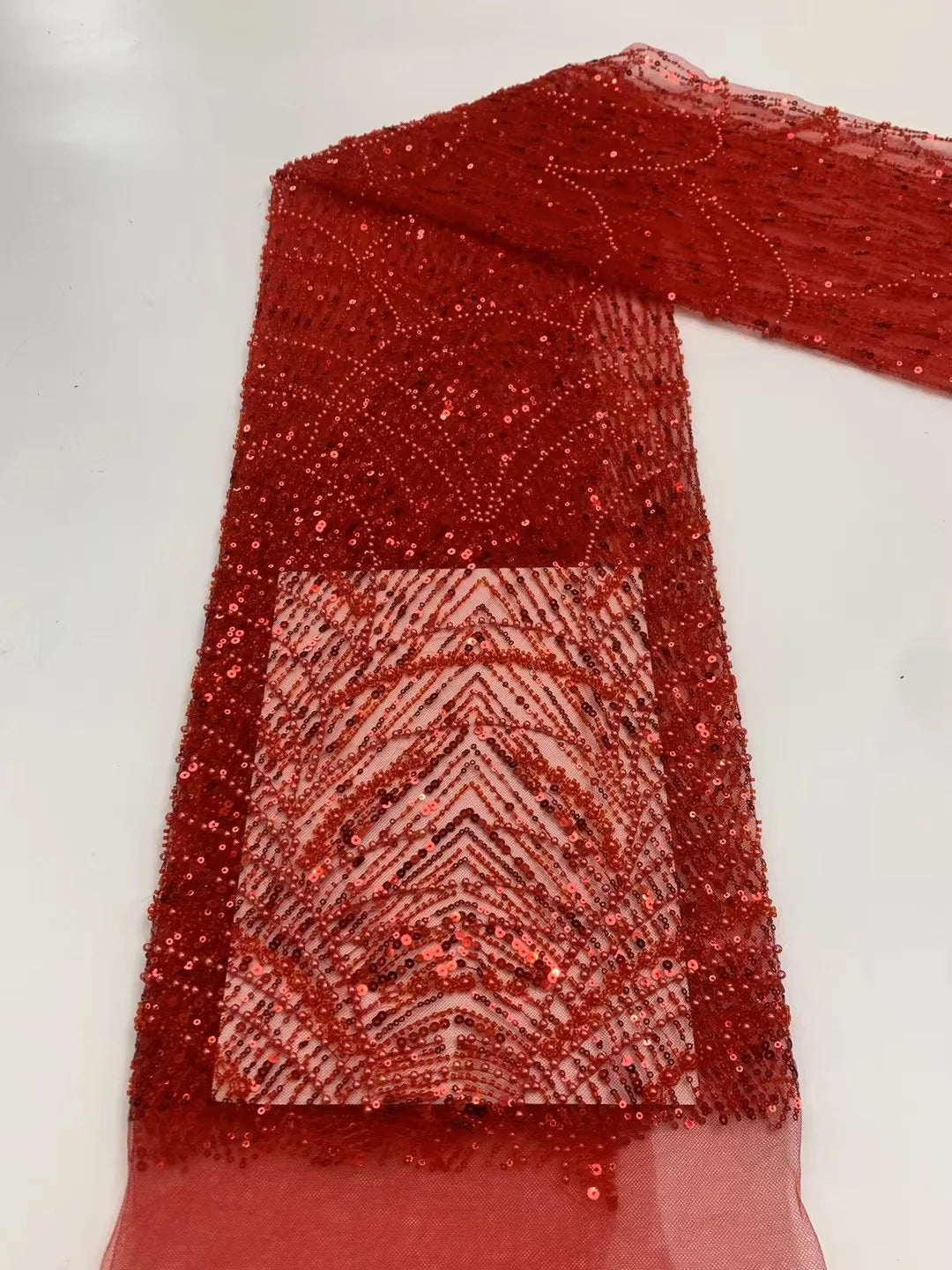 TITLE: Starlight Sequined Evening Gown Dress