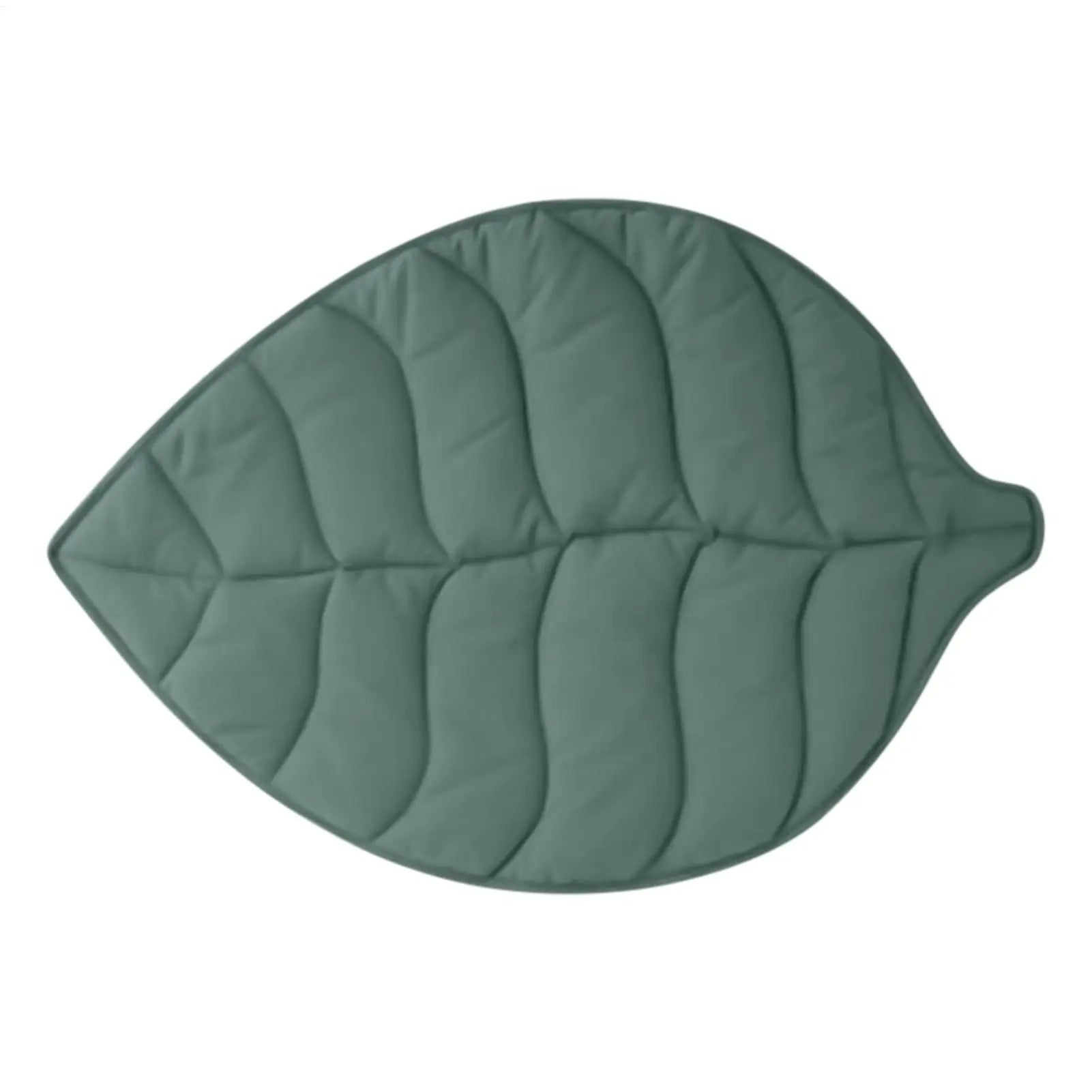 Leaves Shaped Pet Bed Reversible Soft Washable Non Slip Cushion For Cats Dogs Indoor Travel Camping Comfortable Cozy Cooling Mat