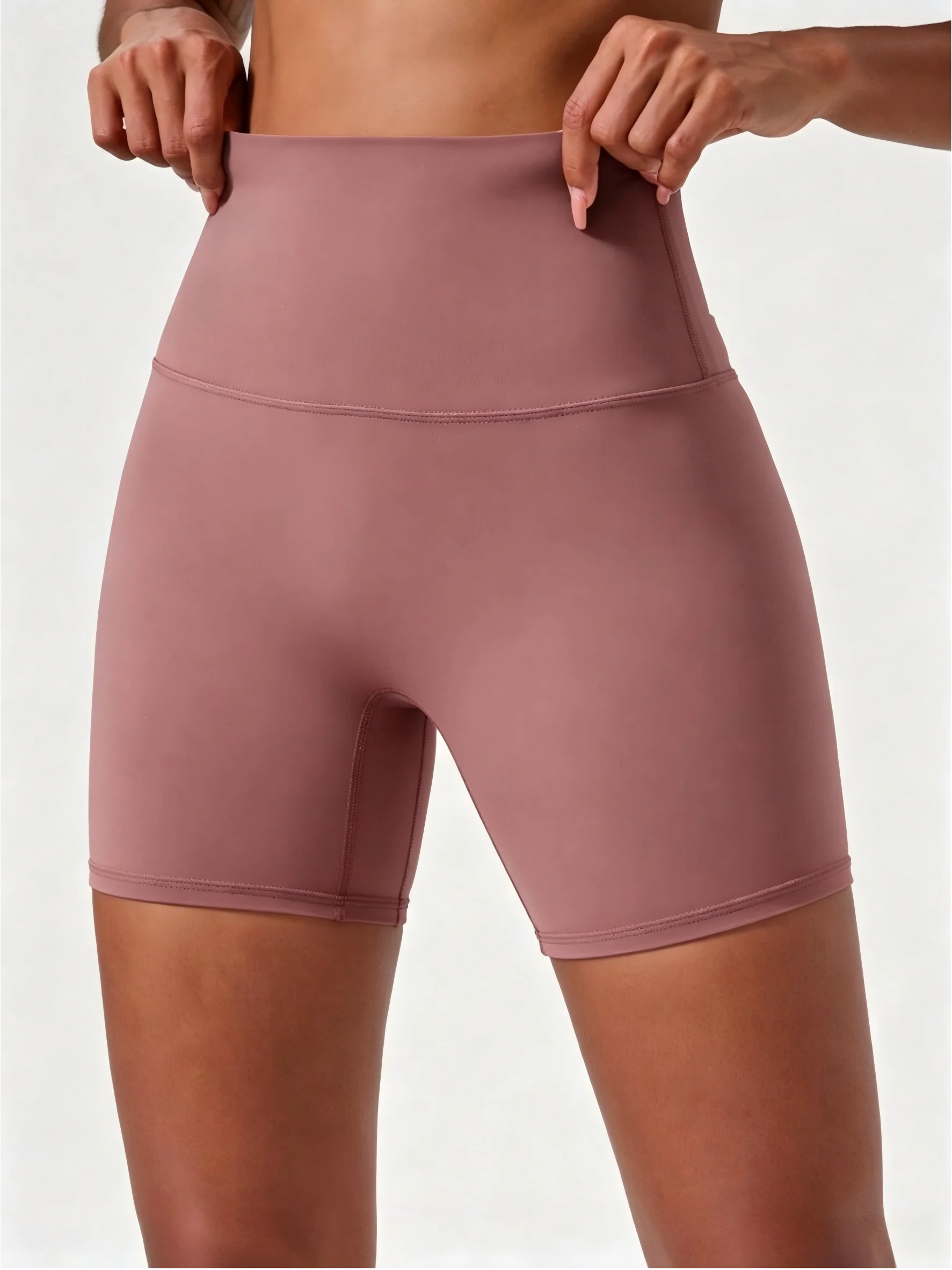 Women'S High-Waisted Stretchy Shorts - Slimming Summer Workout Shorts, Sexy Butt-Lifting Design, Casual and Versatile Styl