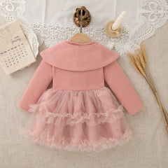 Bow Tulle Flower Baby Dress