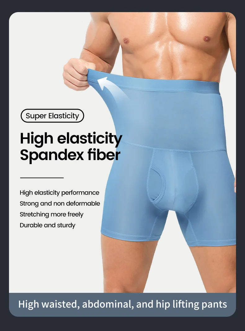 High Waist Sports Boxer Shorts