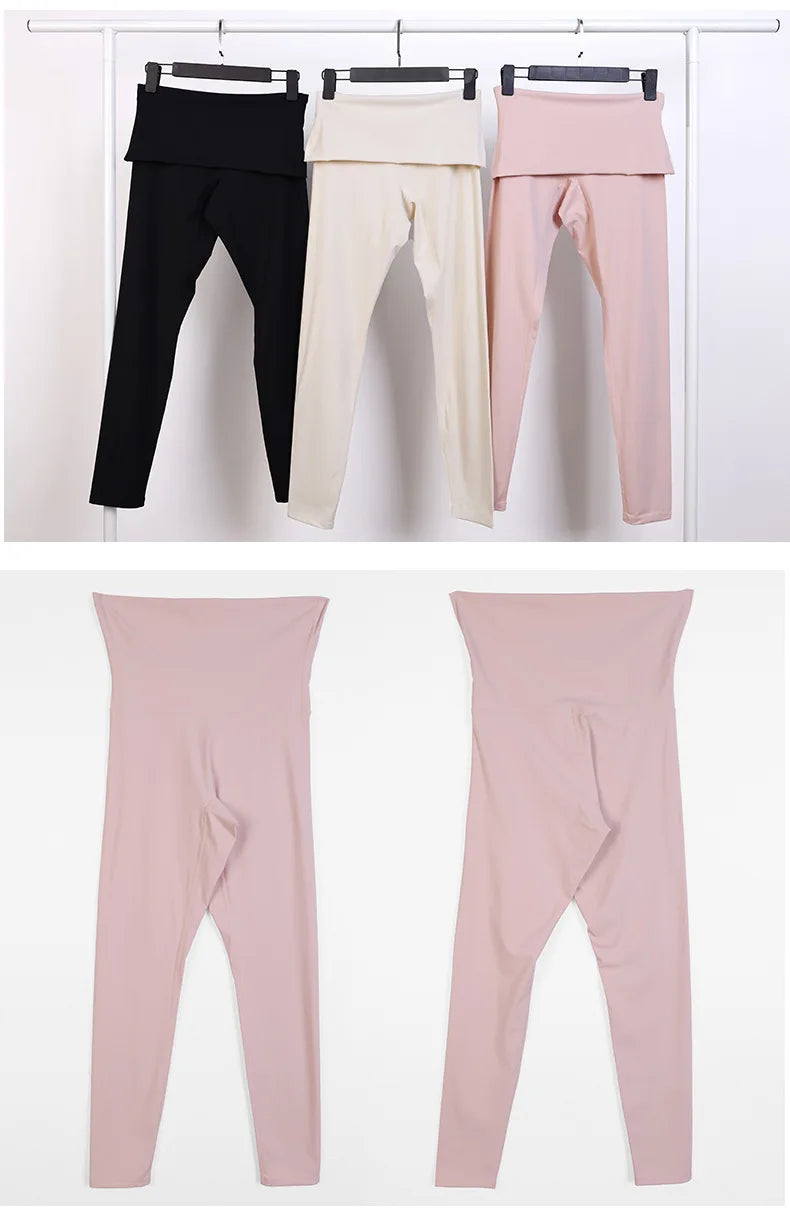 C-B Women's Yoga Set: Long-sleeved V-neck T-shirt & High-waisted Cuffed Shorts & Leggings, Suitable for Gym Workouts.