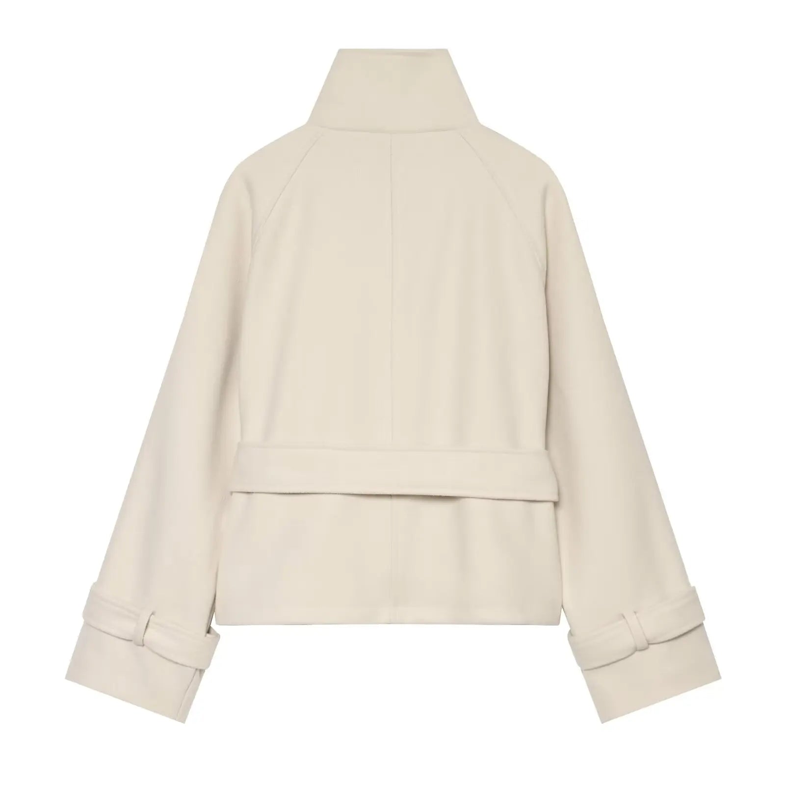 New Women's Jackets & Coats Autumn 2026 Fashion Loose Belt Elegant Turtleneck Warm Winter Jackets Women's Chic Youth Street Coat