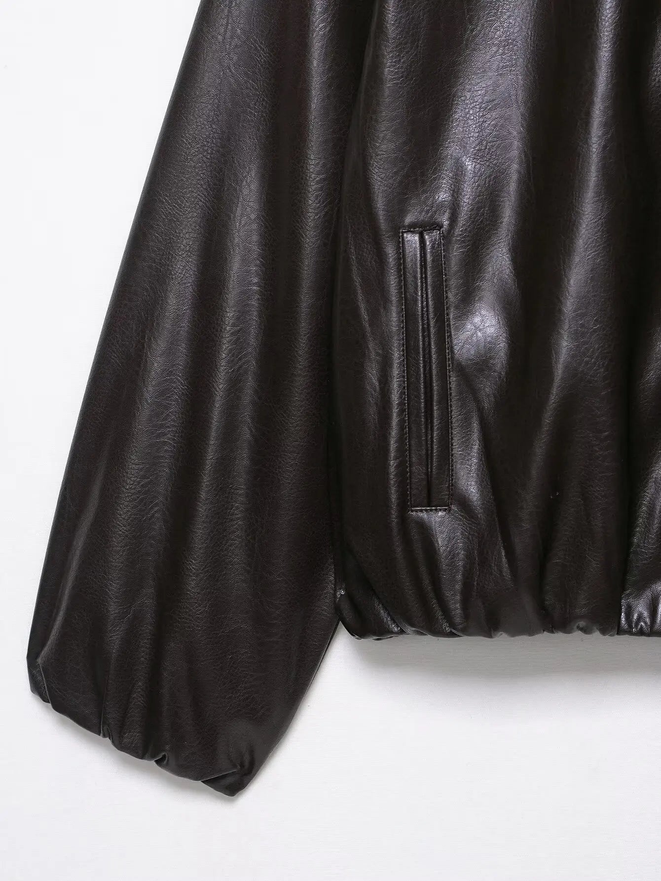 Faux Leather High Street Jacket