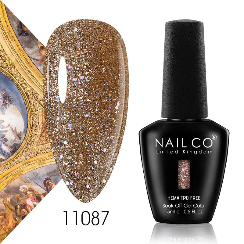 NAILCO 15ml Nail Gel Polish Semi Permanent UV Varnish Nails Art Gel Vernis Manicure TOP BASE Nails Products Supplies Equipment